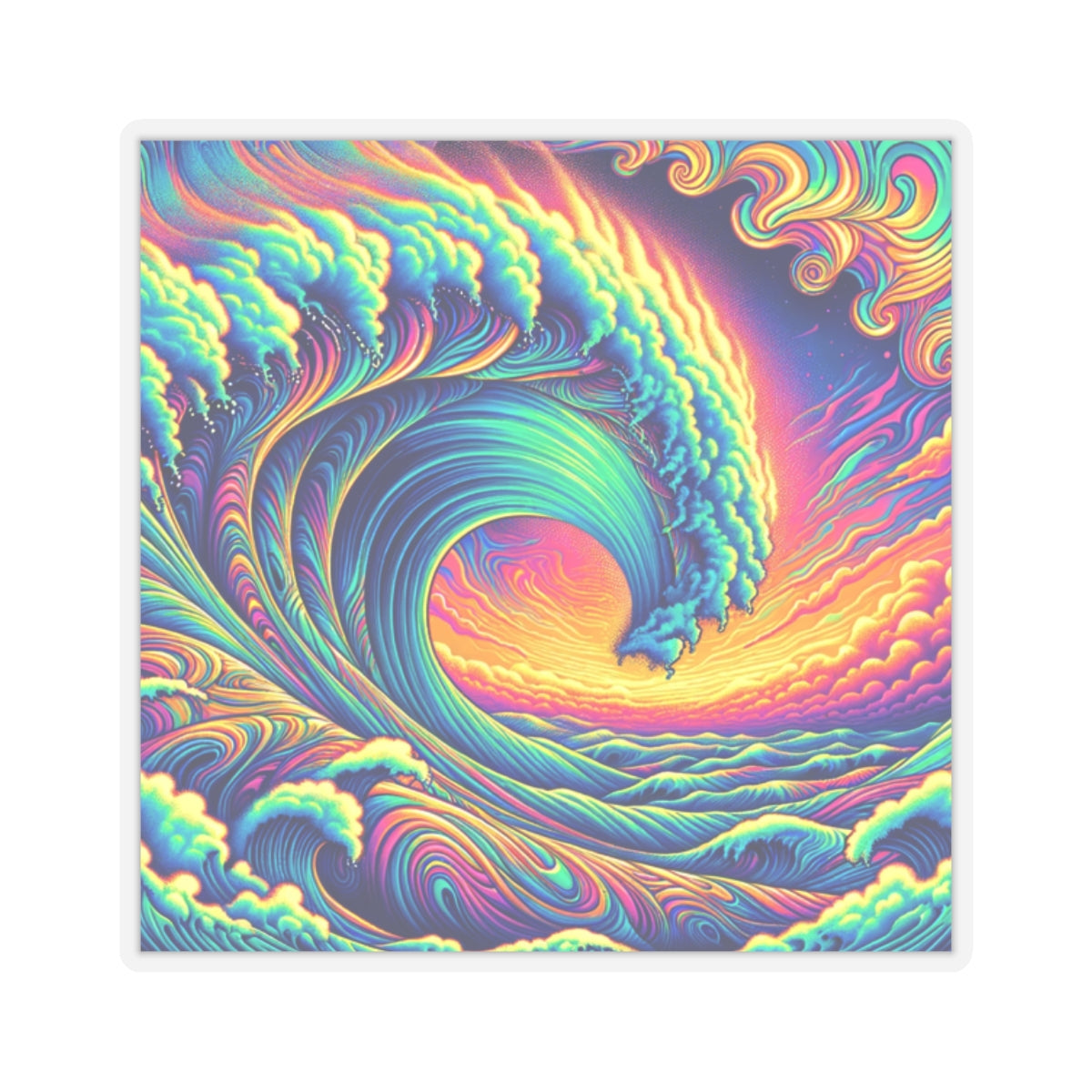 Ride The Wave Sticker