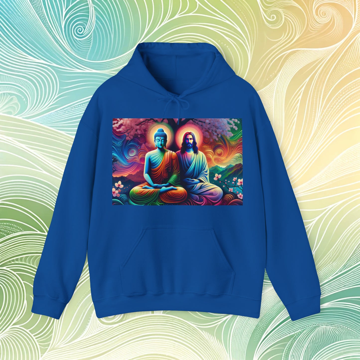 Jesus & Buddha - Hooded Sweatshirt