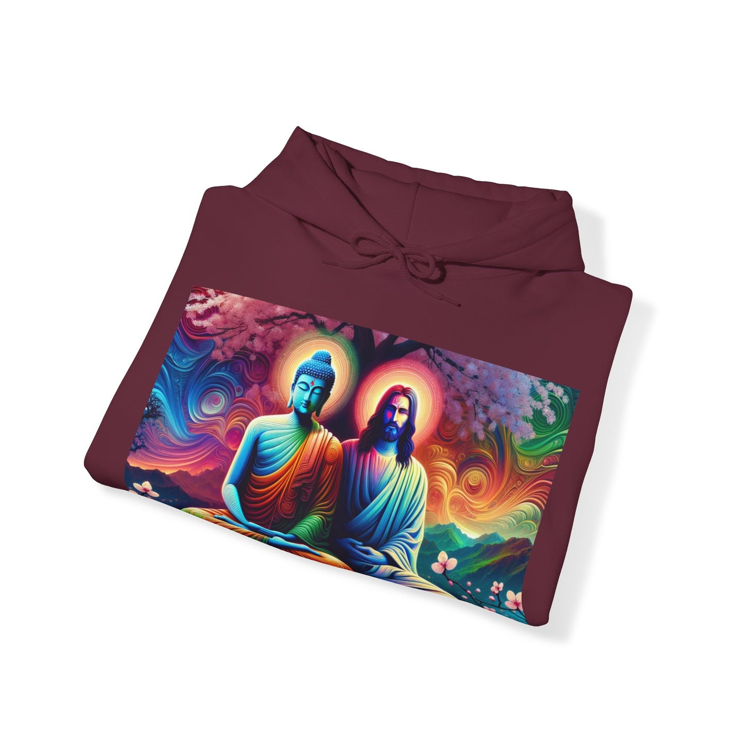 Jesus & Buddha - Hooded Sweatshirt
