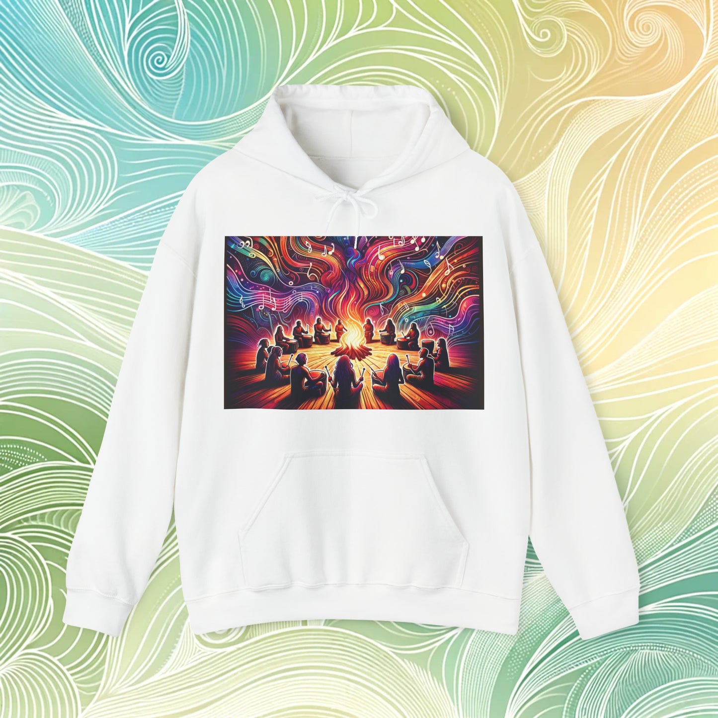 Drum Circle - Hooded Sweatshirt
