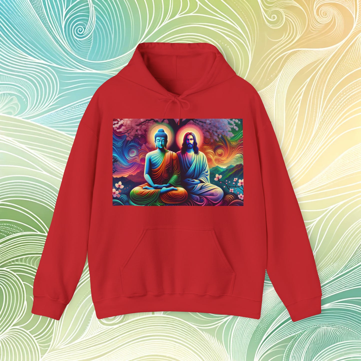 Jesus & Buddha - Hooded Sweatshirt