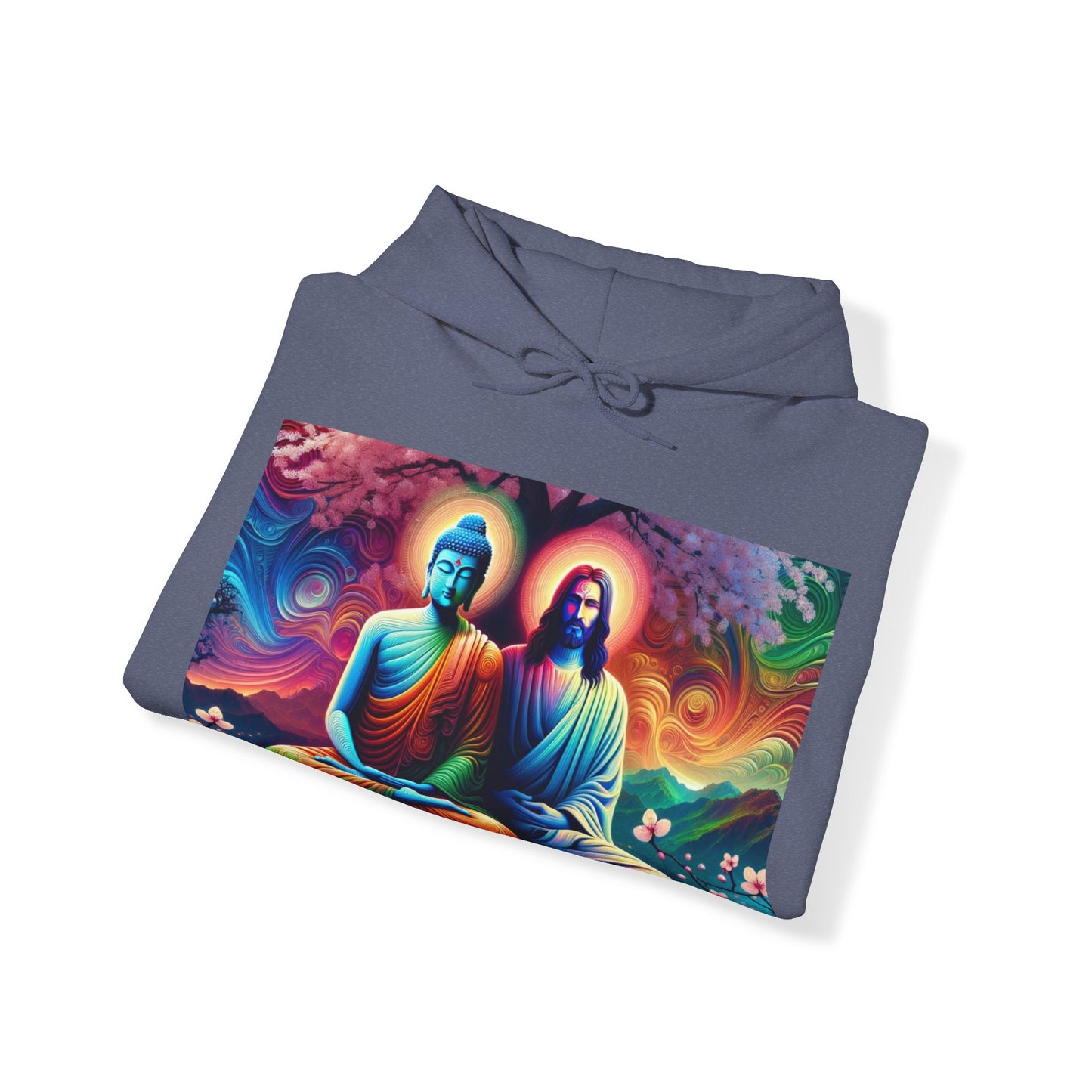 Jesus & Buddha - Hooded Sweatshirt