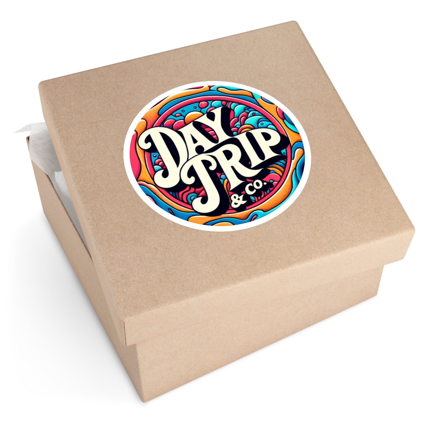 Day Trip & Co Sticker (Round)