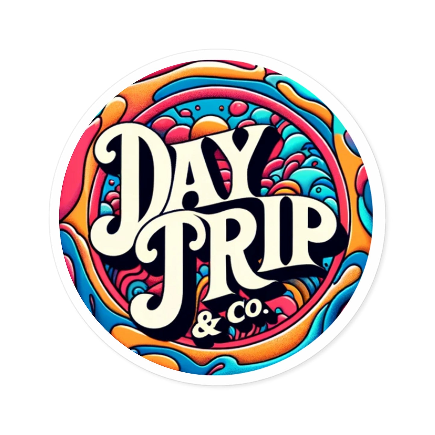 Day Trip & Co Sticker (Round)