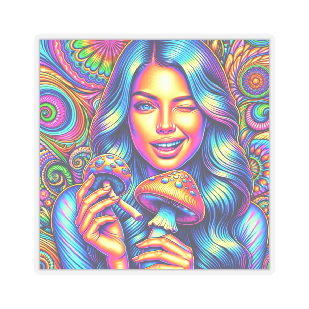 Mushroom Mania Sticker