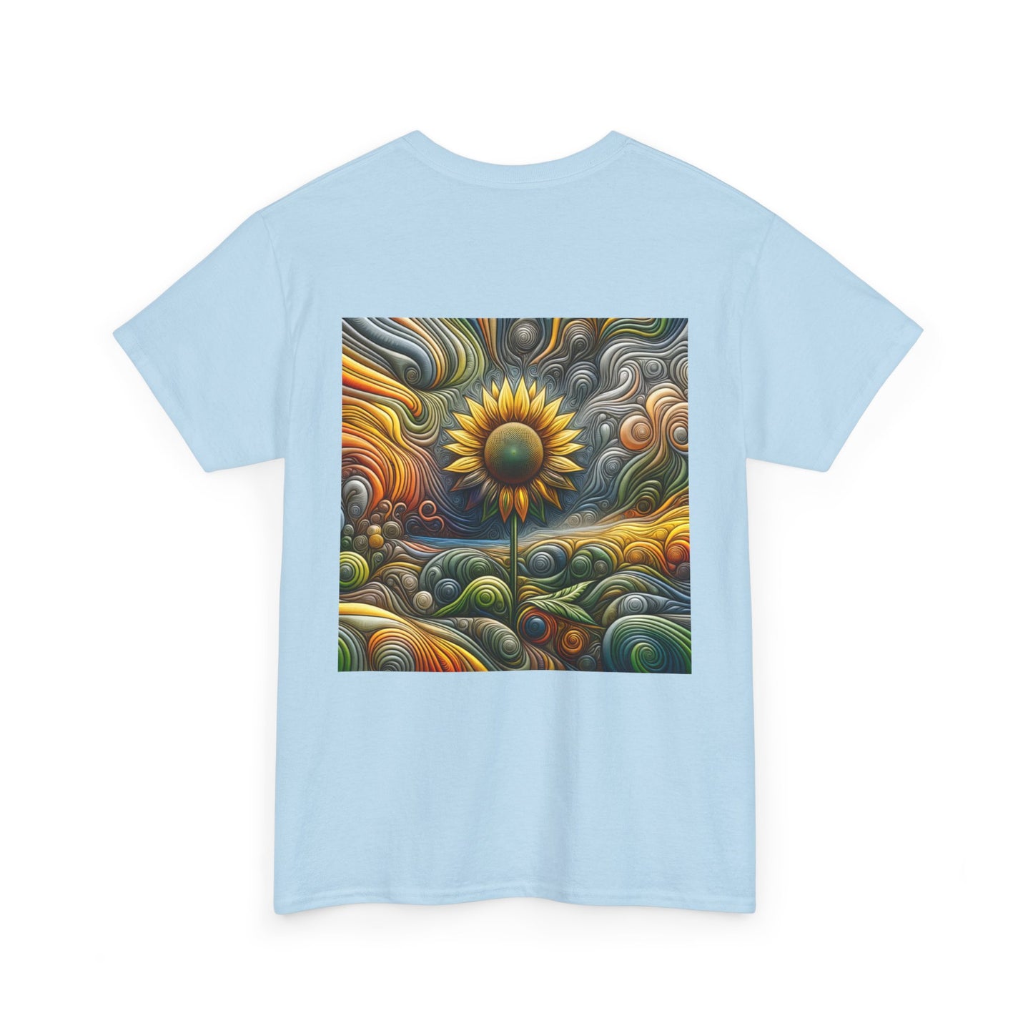 Psychedelic Sunflower - Heavy Cotton Tee