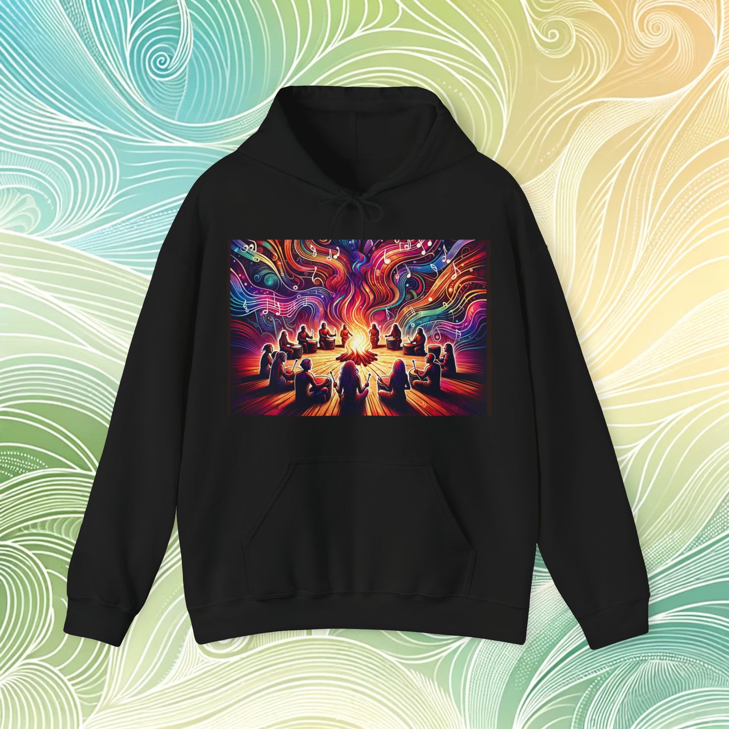 Drum Circle - Hooded Sweatshirt