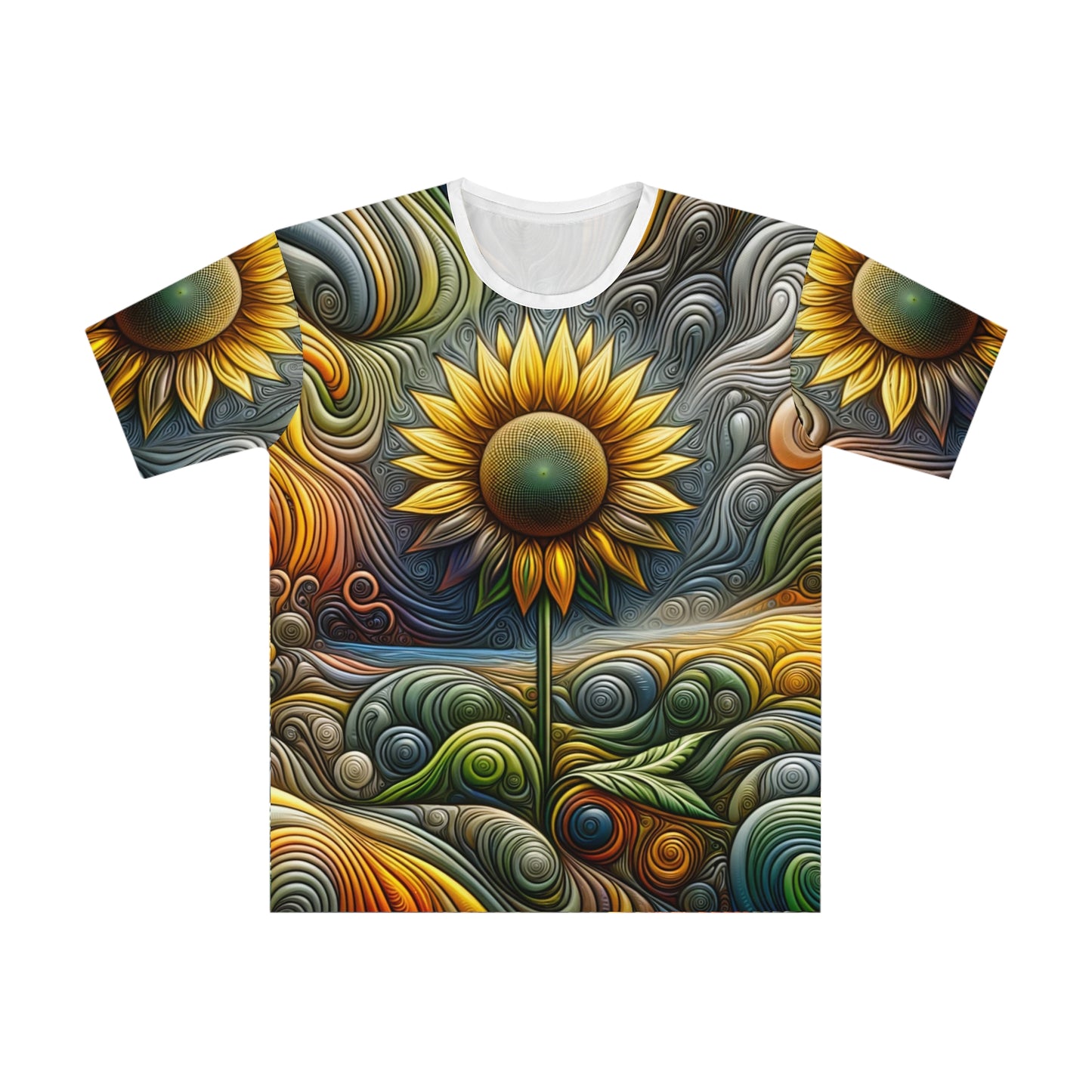 Psychedelic Sunflower - Full Print Tee