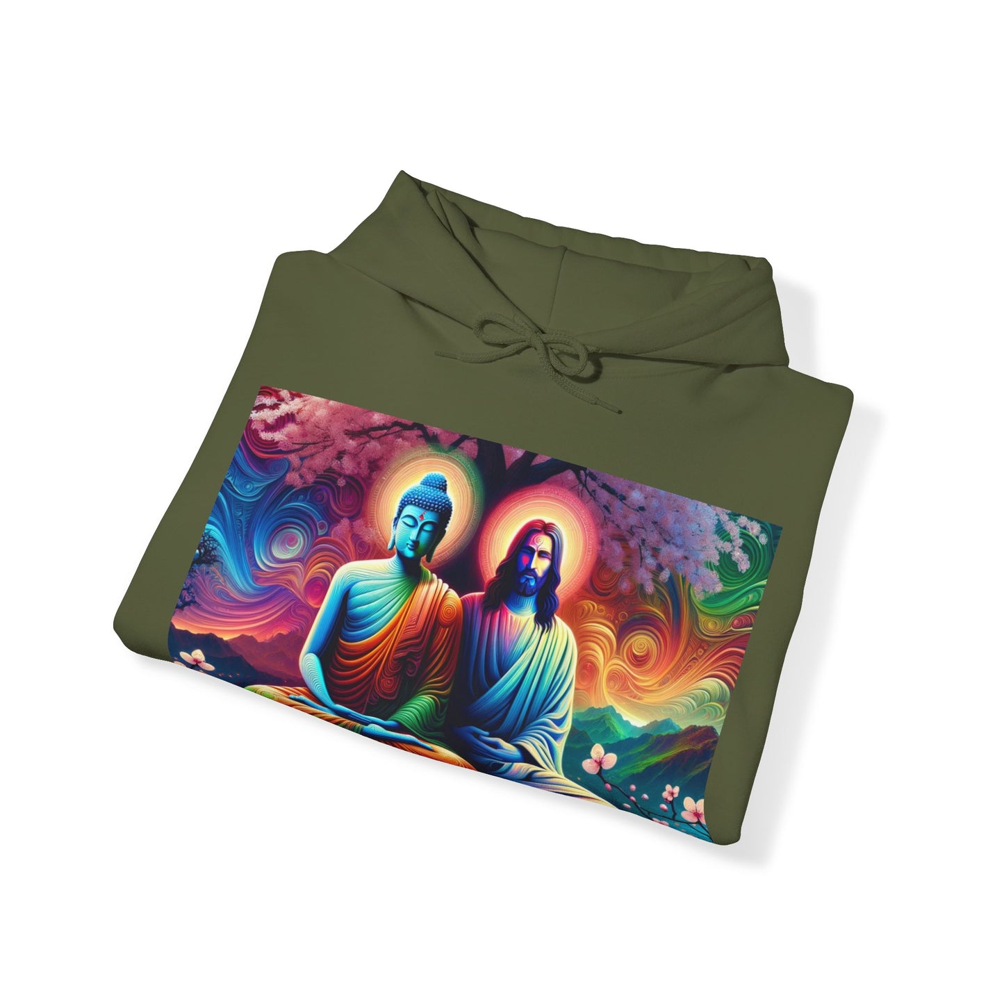 Jesus & Buddha - Hooded Sweatshirt