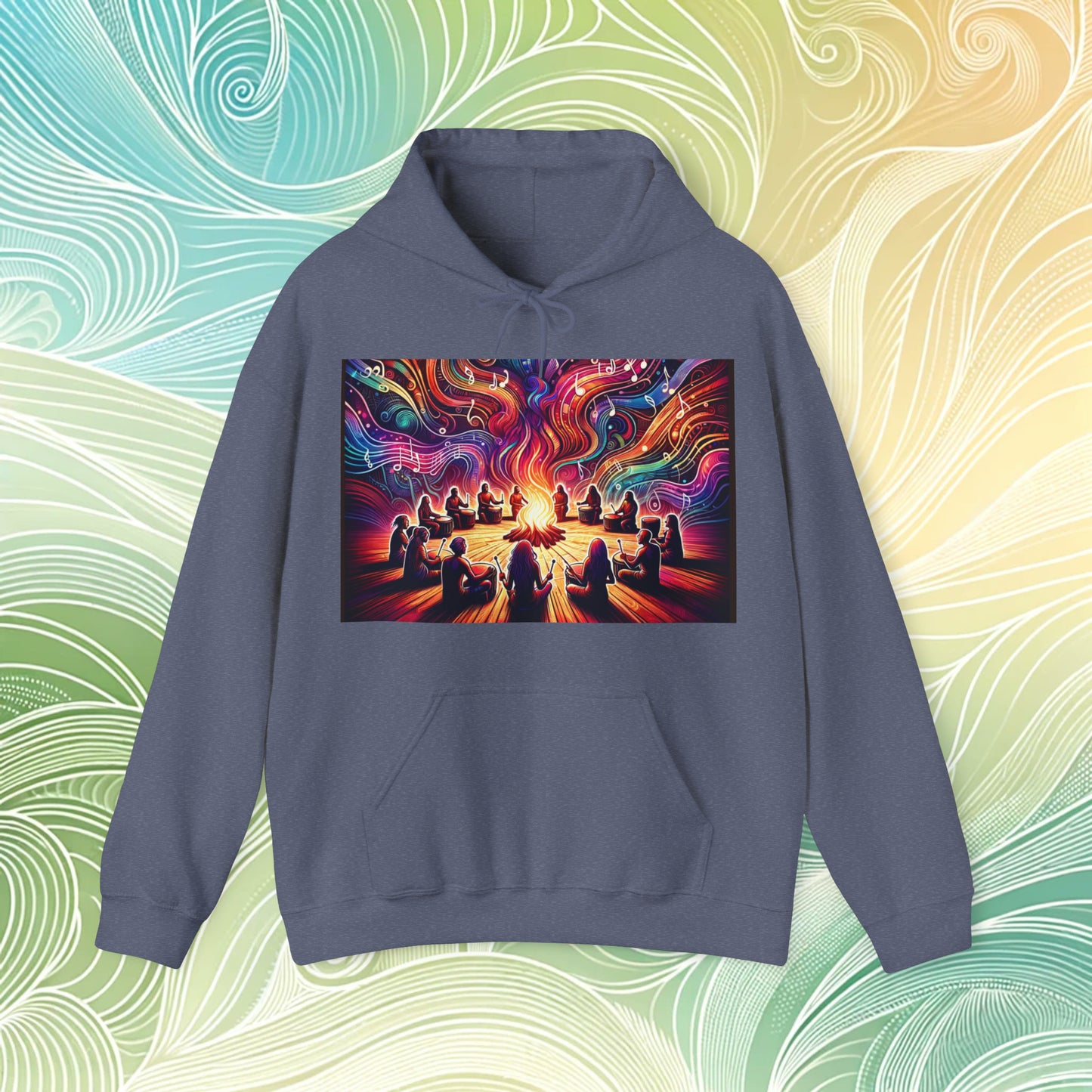 Drum Circle - Hooded Sweatshirt