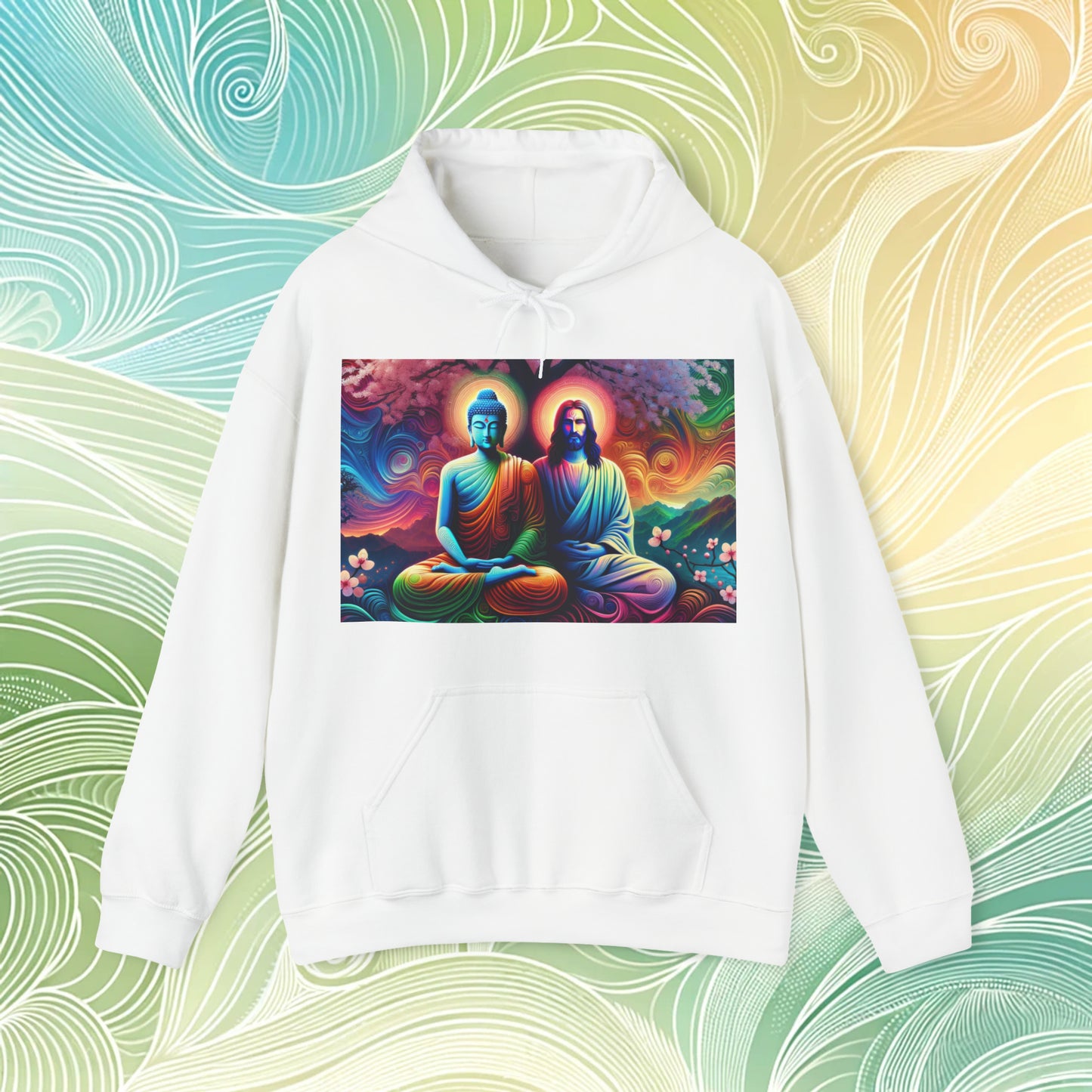 Jesus & Buddha - Hooded Sweatshirt
