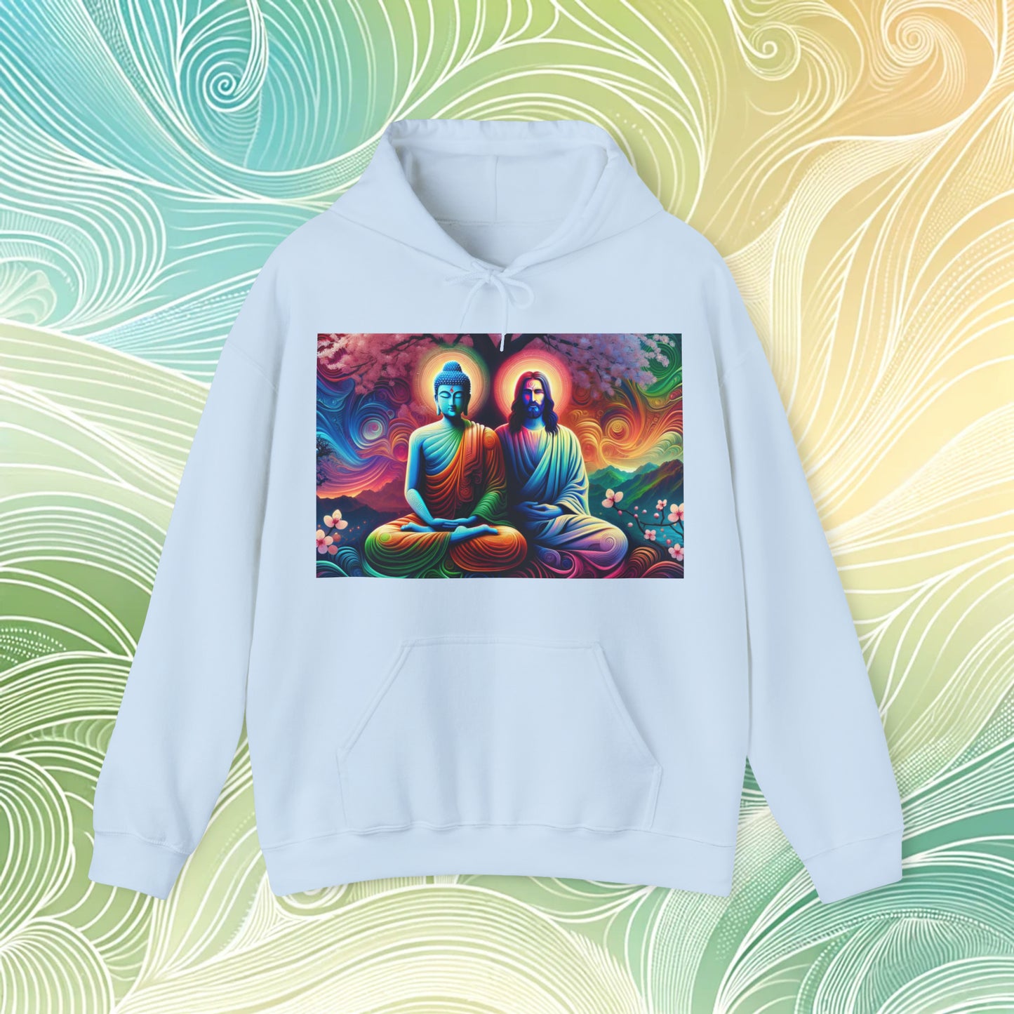Jesus & Buddha - Hooded Sweatshirt
