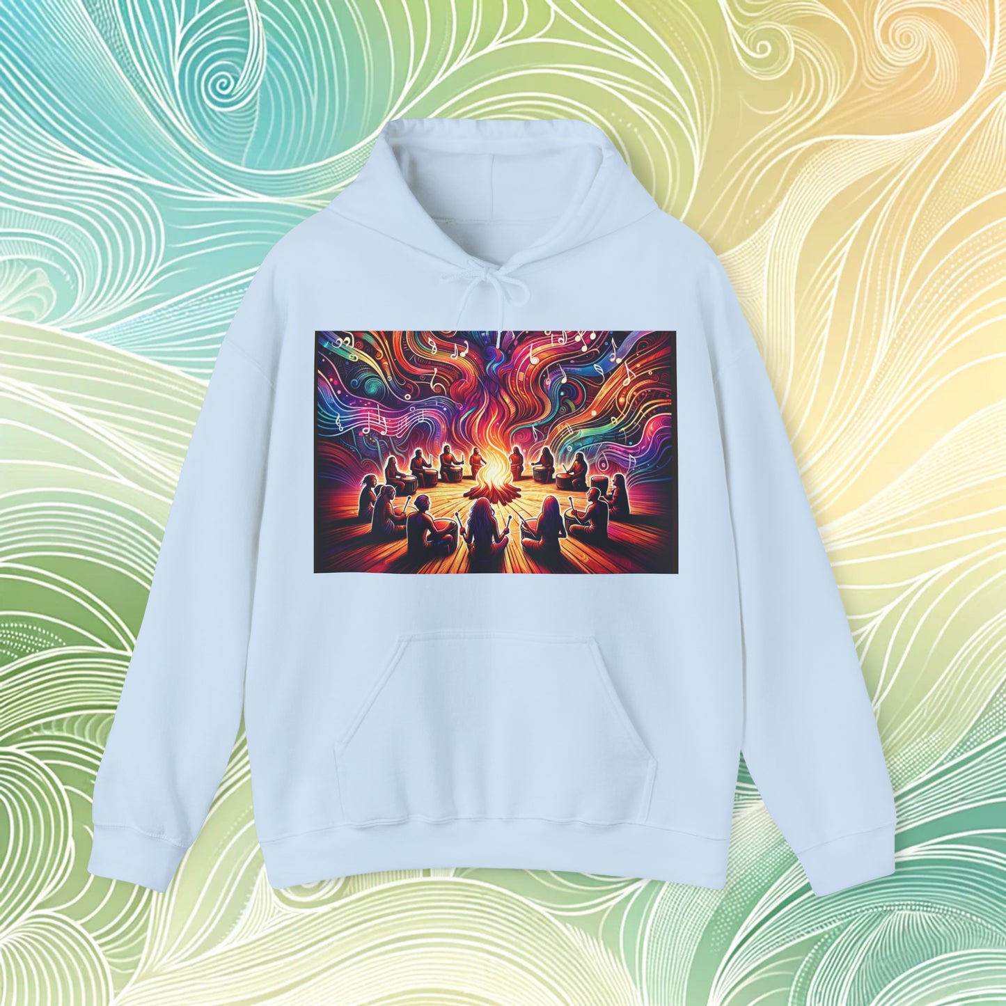 Drum Circle - Hooded Sweatshirt