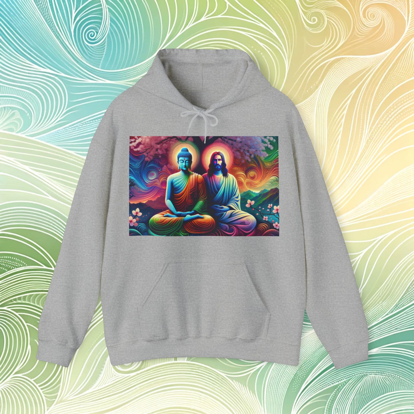 Jesus & Buddha - Hooded Sweatshirt