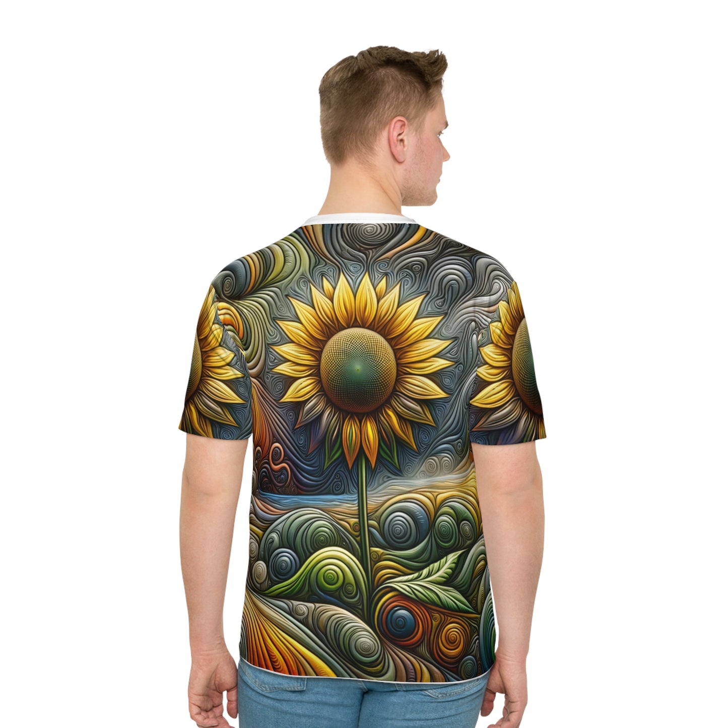 Psychedelic Sunflower - Full Print Tee