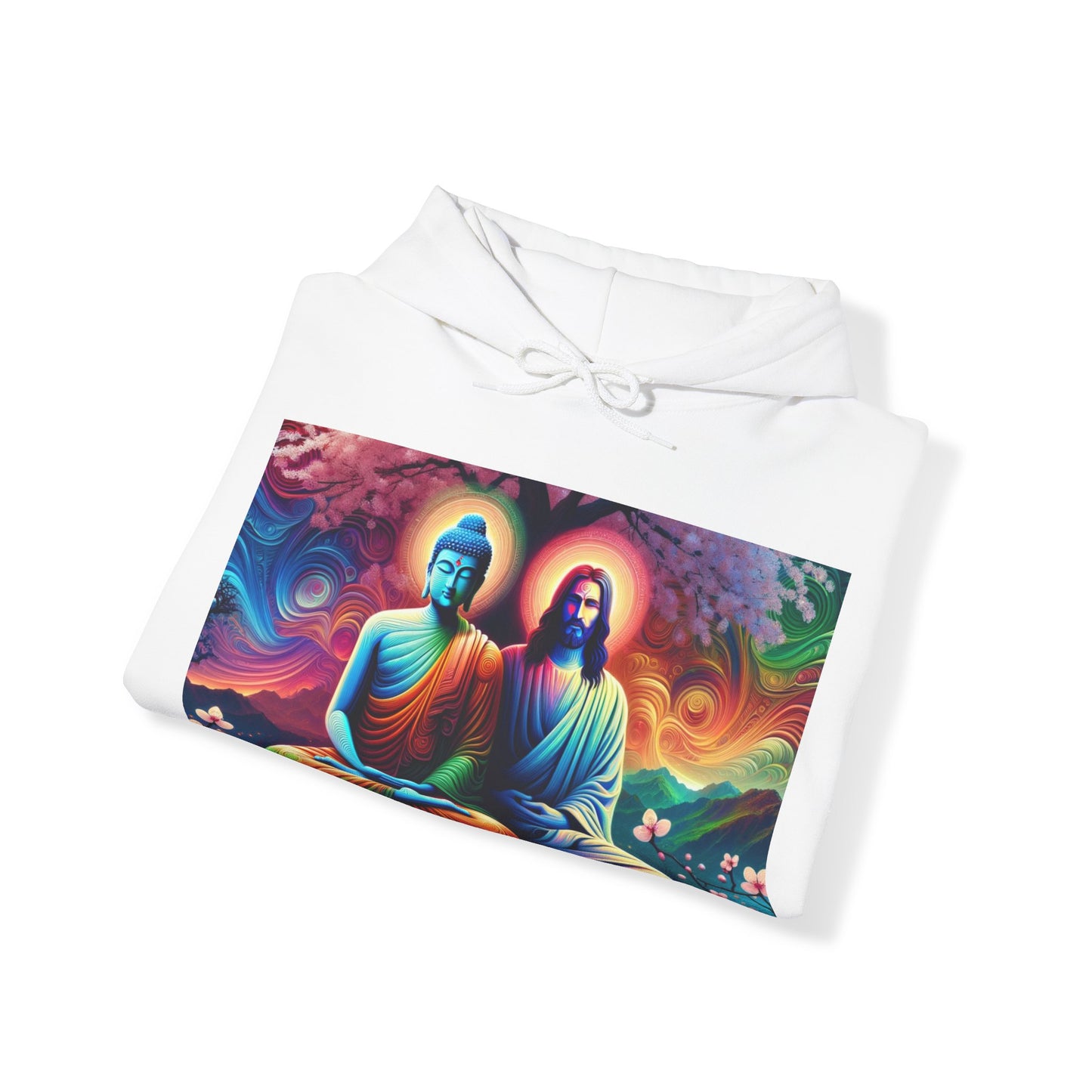 Jesus & Buddha - Hooded Sweatshirt