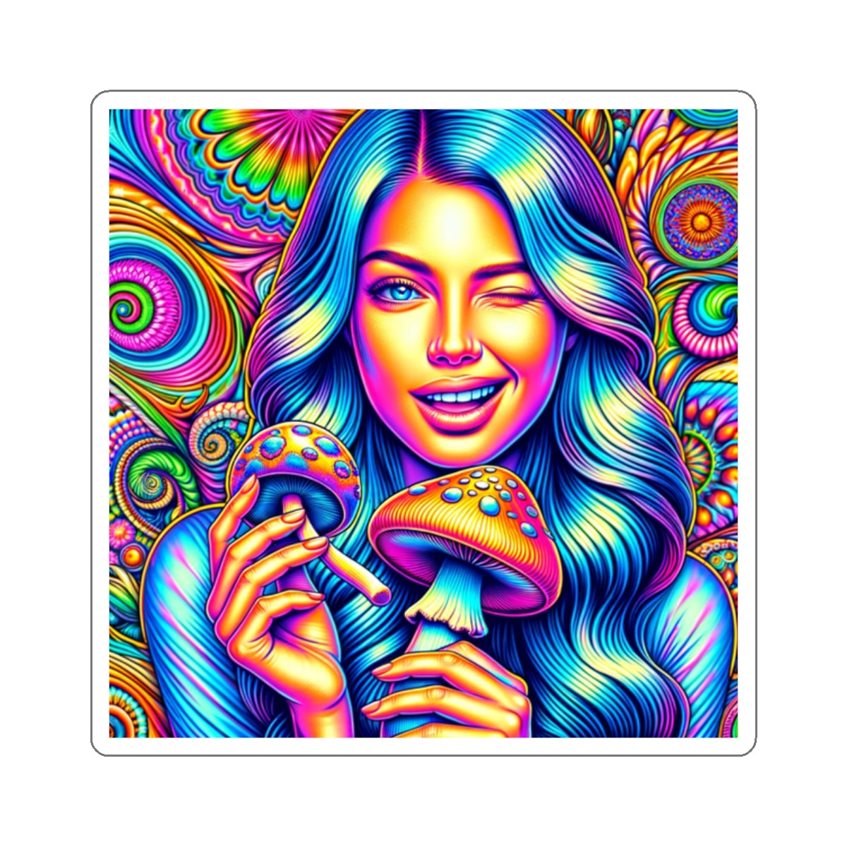 Mushroom Mania Sticker