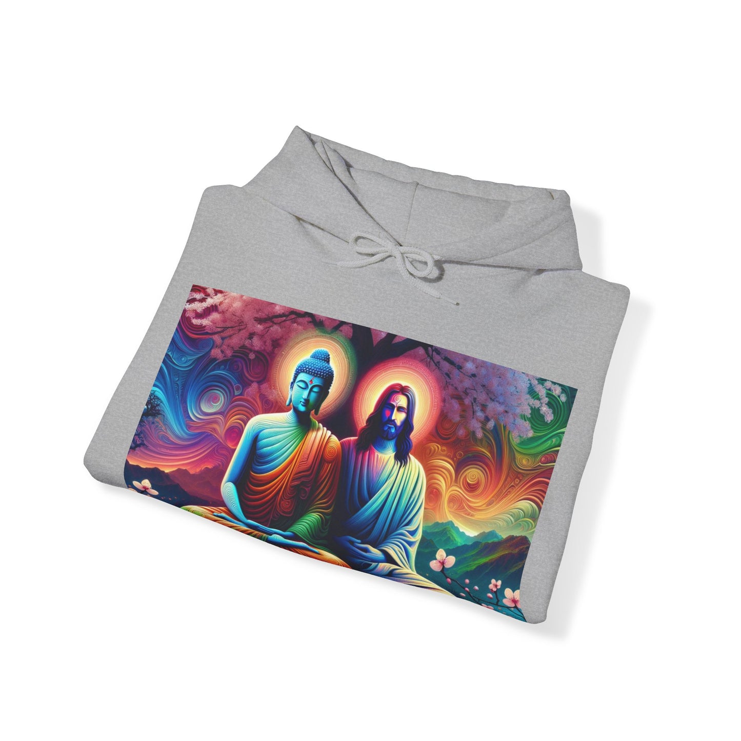 Jesus & Buddha - Hooded Sweatshirt