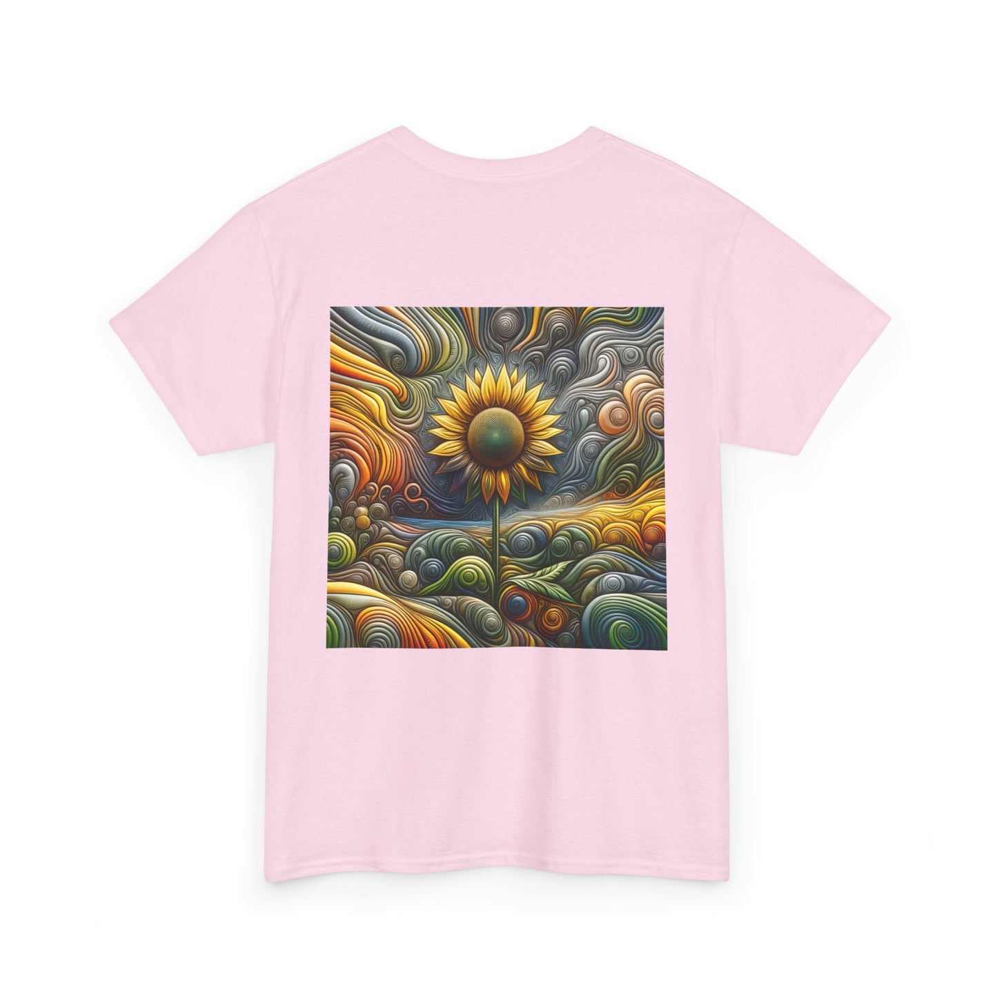Psychedelic Sunflower - Heavy Cotton Tee