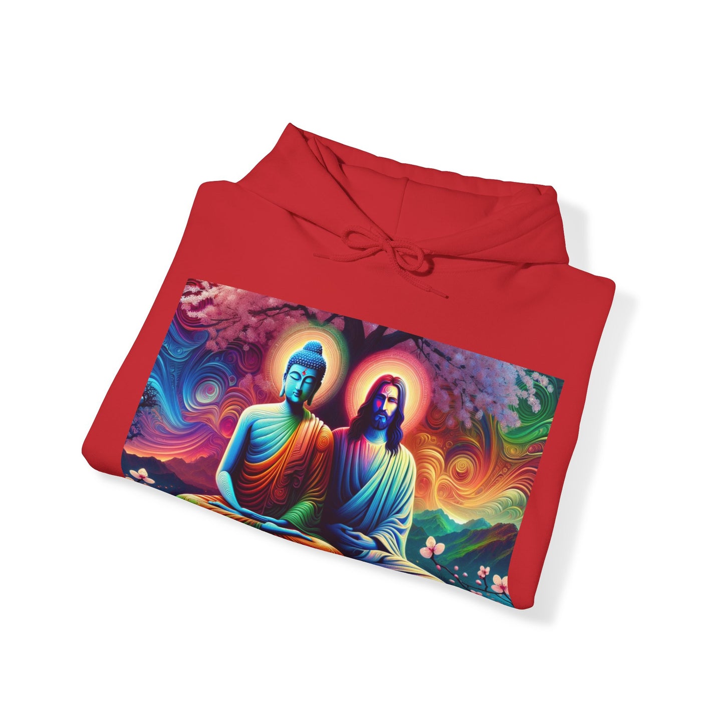 Jesus & Buddha - Hooded Sweatshirt