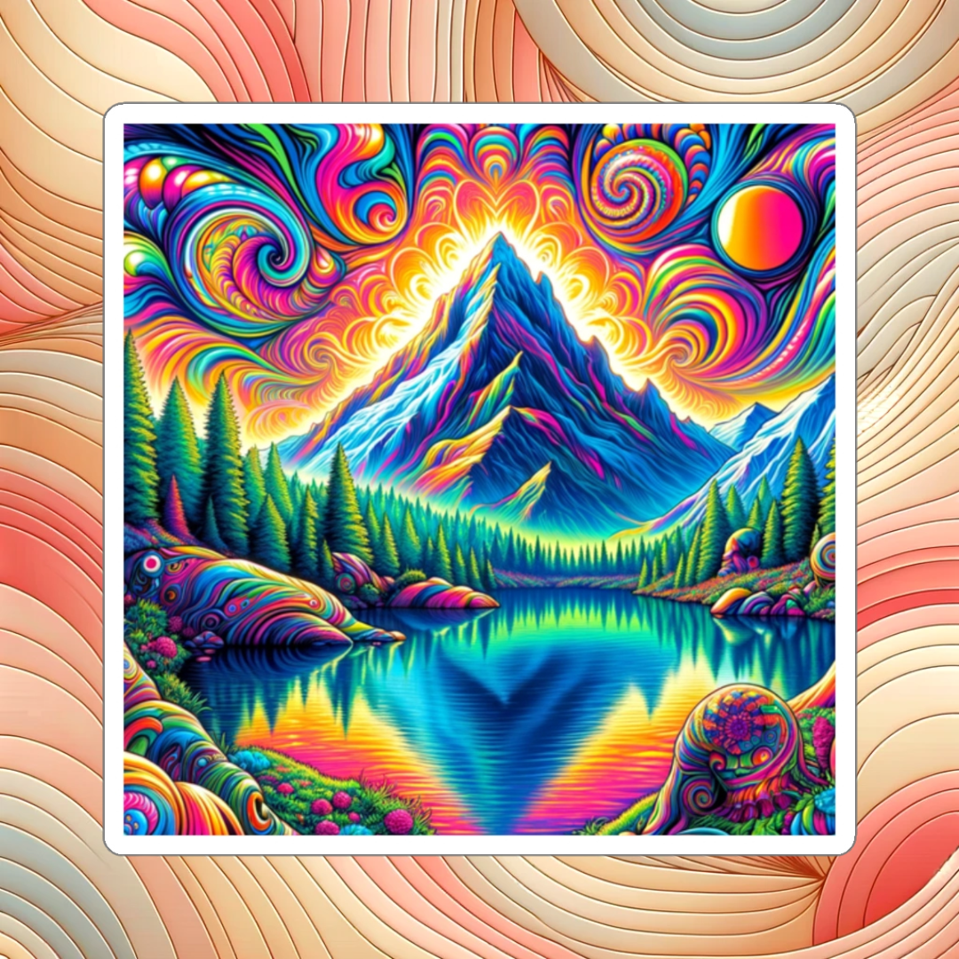 Mountain Top Sticker