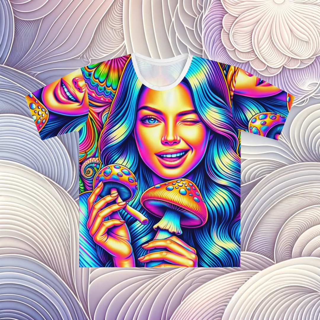 Mushroom Mania - Full Print Tee